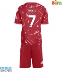 Billiga Liverpool Florian Wirtz #7 Hemmatröja Barn 2026-27 Kortärmad (+ Korta byxor)